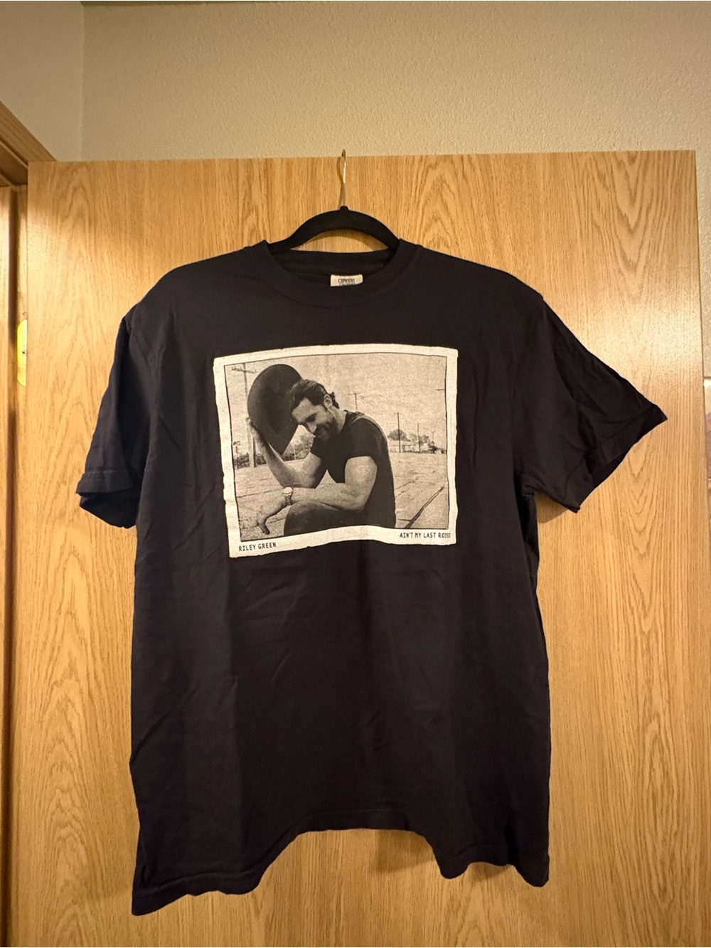 Women's Black Riley Green T-Shirt